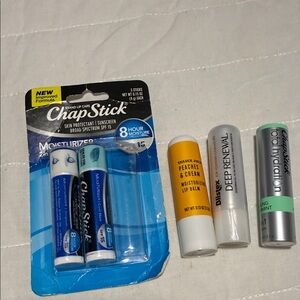 ChapStick Moisturizer Lip Balm Pack - Blue and White